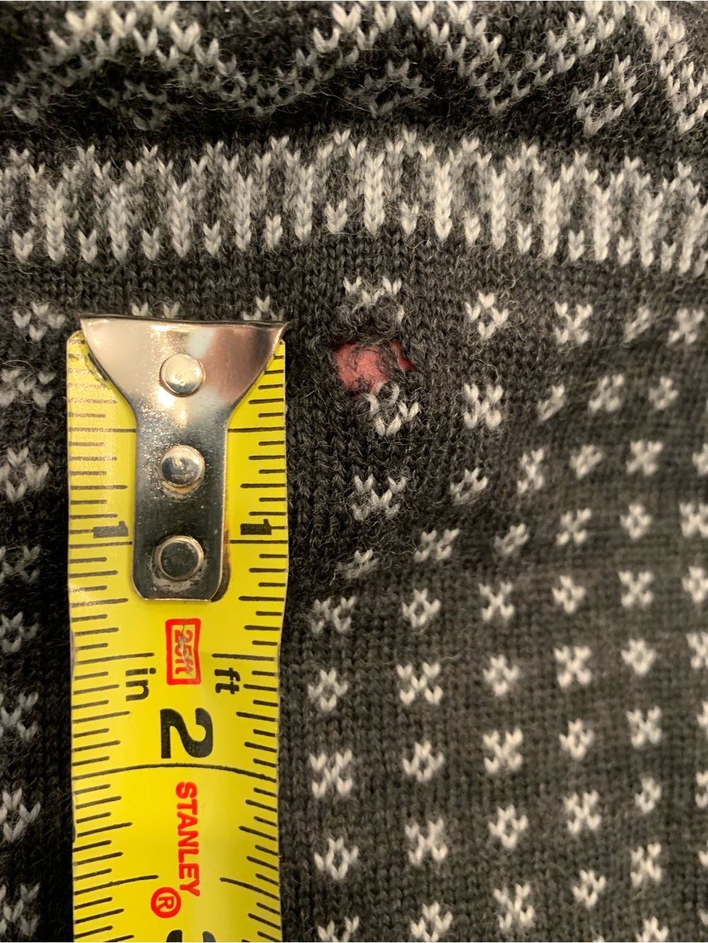 DALE OF NORWAY Men's Merino Wool Sweater Size S Gray Snowflake Skiing *Flawed - Picture 12 of 12
